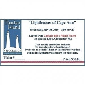 A ticket for the lighthouse association 's annual meeting.