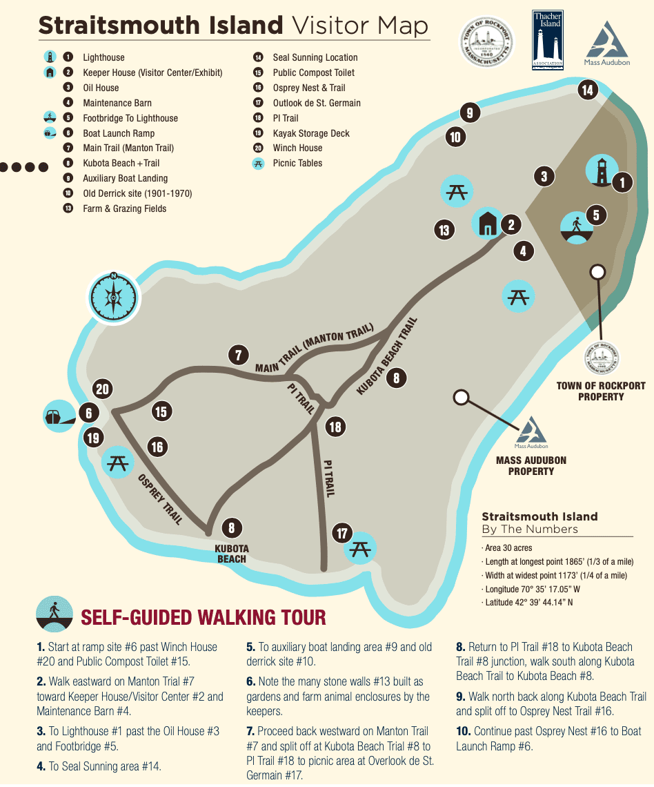 SI Visitor Map - updated - Thacher Island Association