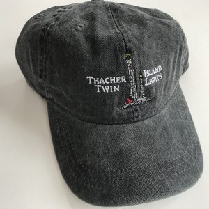 A black hat with a logo on it