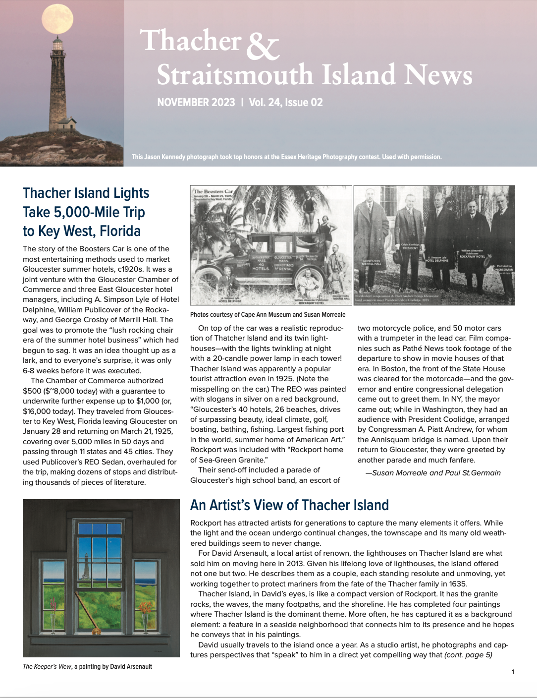 TIA Newsletter Cover 2023-Nov