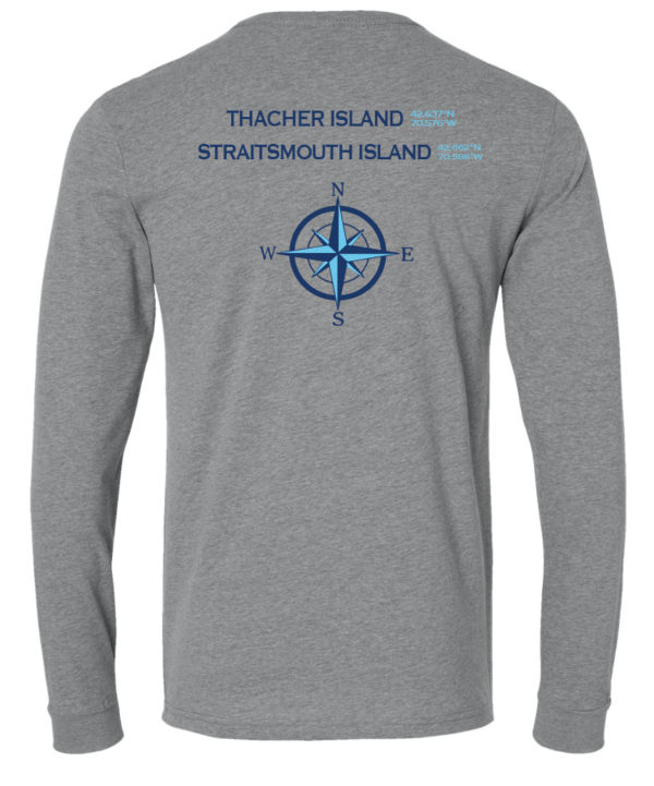 New! TSIA Logo Long Sleeve T-Shirt, Heather Gray - Image 2